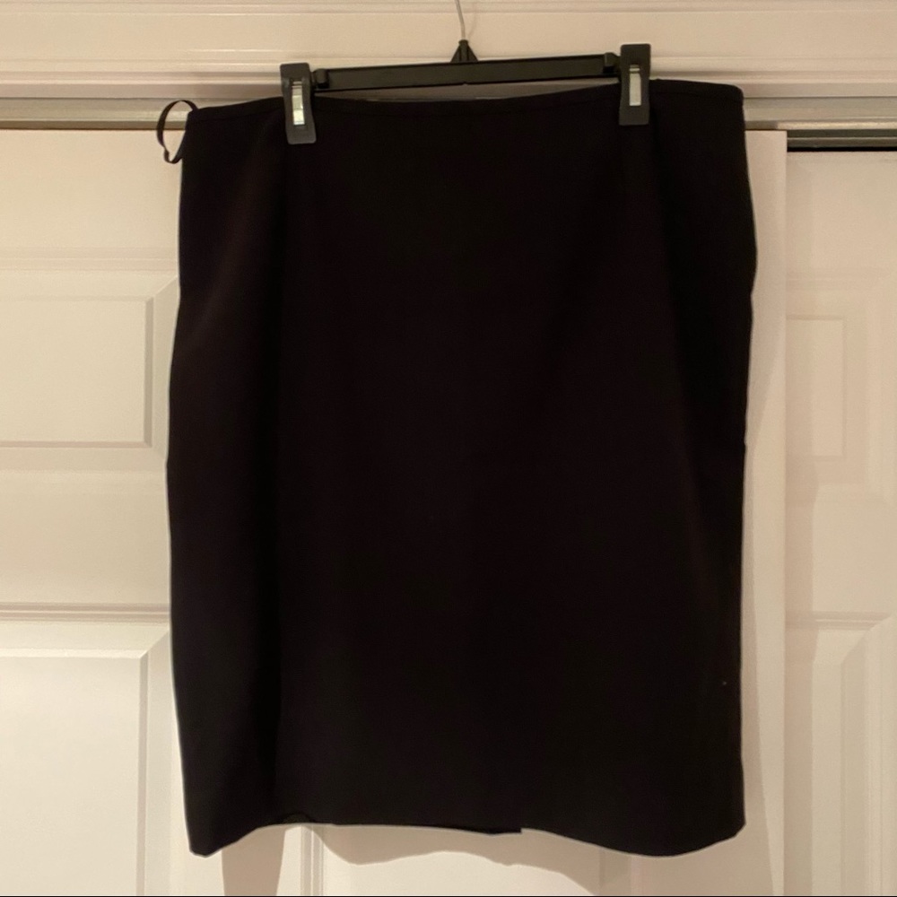 Calvin Klein Black Pencil Skirt Size 16